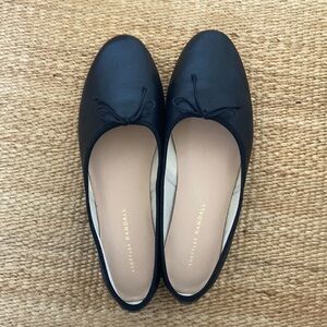 Loeffler Randall Landon Women's Black Leather Ballet Flats